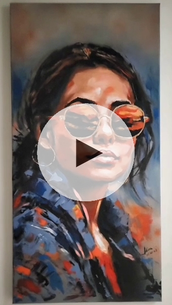 ArteDiAlina.com painting: Sensitive to light
